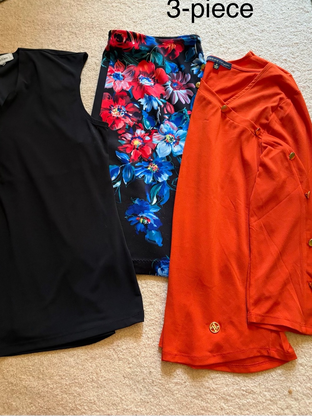 3-pc Betsy Johnson Skirt with 2 tops